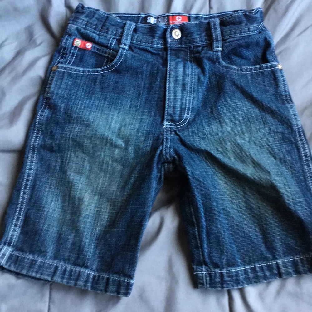 Dark Blue Jean Shorts